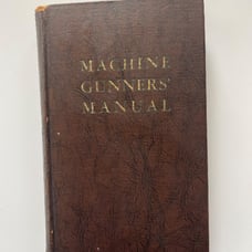 Military Collectors – 1936 Machine Gunners’ Manual – Rare Book **FREE SHIPPING**