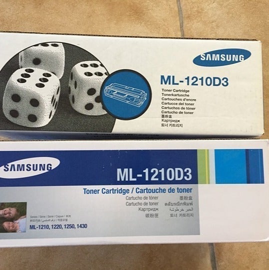 Genuine Samsung ML-1210DL Mono Black Toner (2pk)
