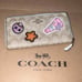 NWT COACH Wallet Zip Around RARE Varsity w Patches Authentic