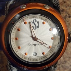 Glam Rock Water Resistant 100 Meters Wristwatch w/ Adjustable Buckle Band