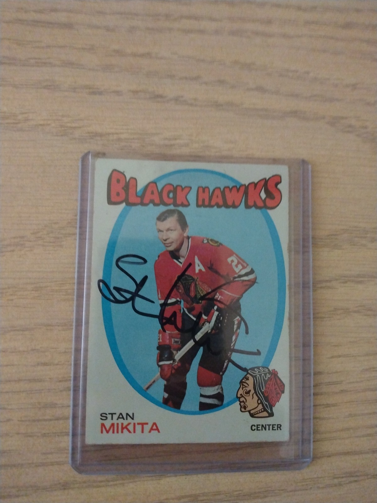 1972 Topps card Stan mikita