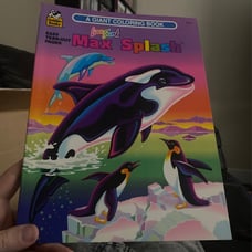 Lisa frank max splash coloring book