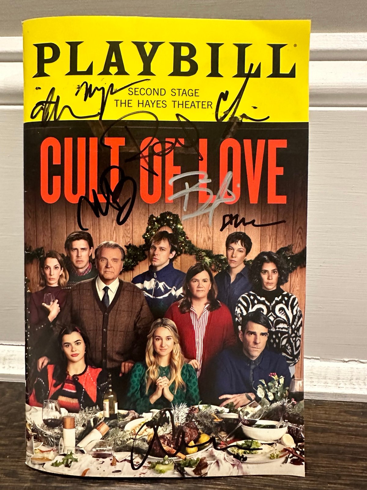 Cult of Love Signed Broadway Playbill