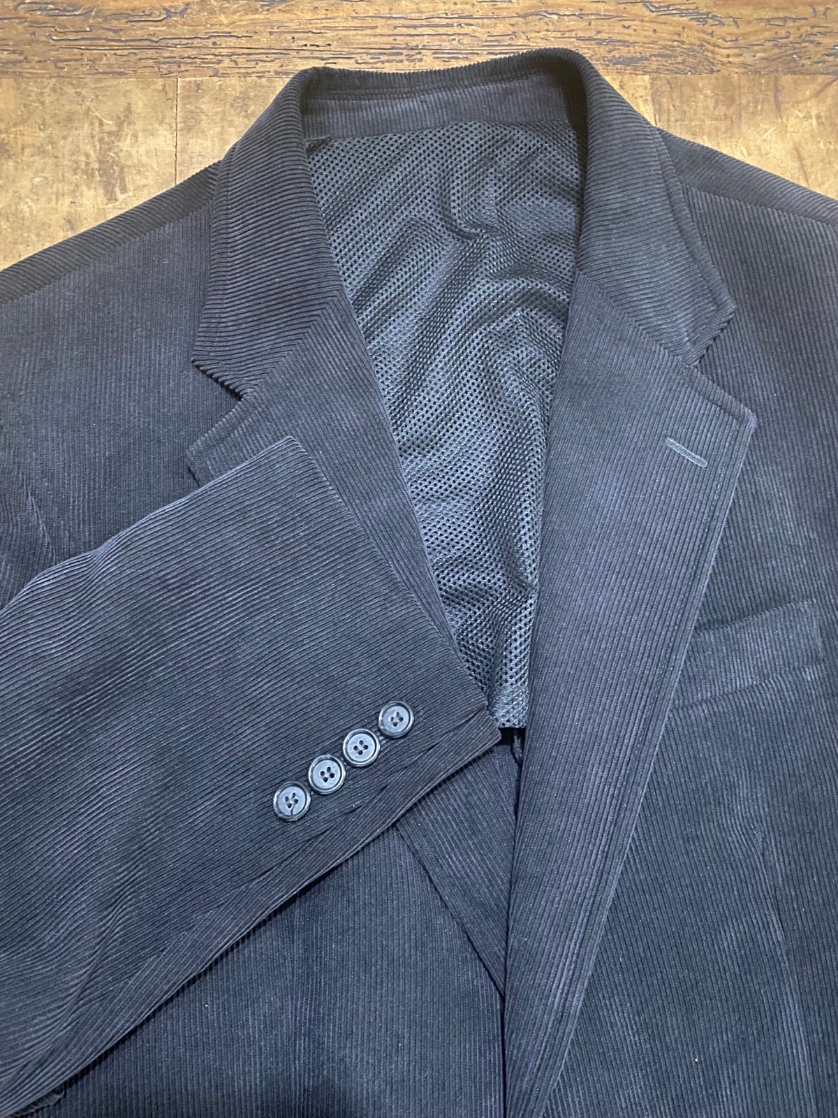 Southampton Men’s Black Corduroy Suit Jacket Blazer Size 40R