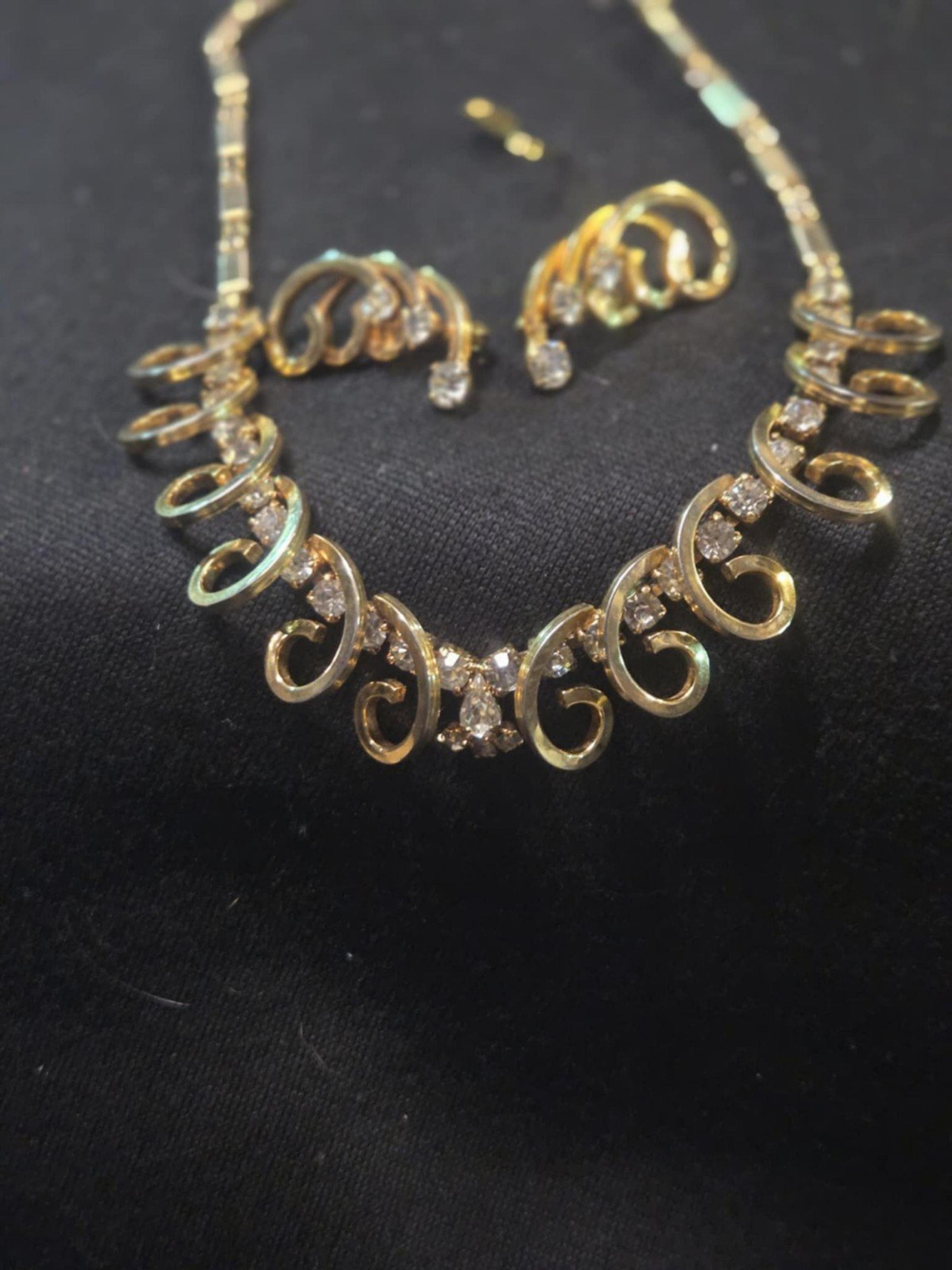 Sara Cov Necklace and earrings set