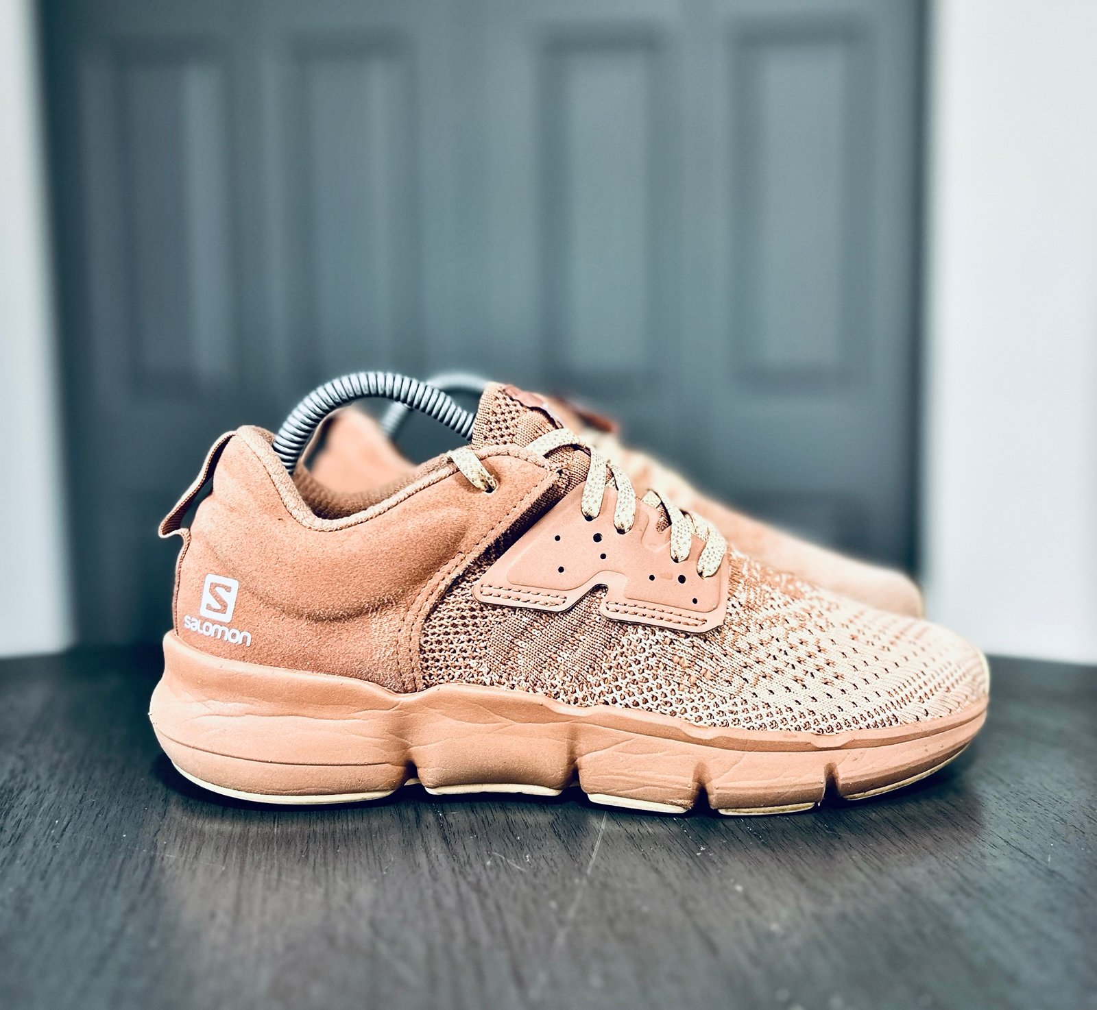 Salomon Predict Soc Sirocco Mocha Mousse Cream Running Shoes Women’s Size 6.5