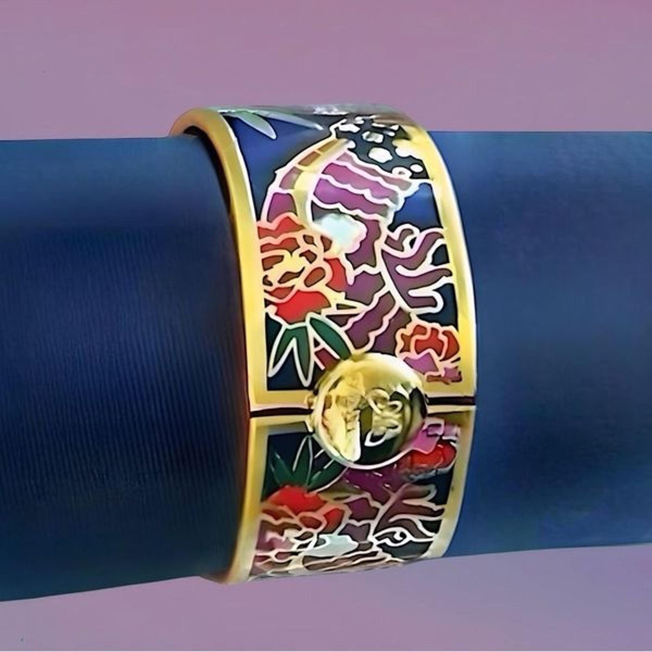 Johnny Was Dragon Hinged Bracelet