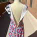 LAUREN Ralph Lauren NWT Black Label Size 6 Floral Print Fit and Flare Dress
