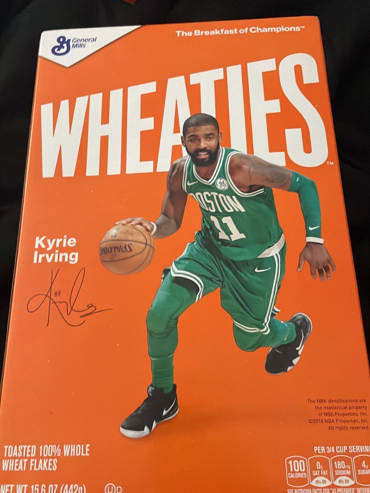 Uncle drew/kyrie Irving exclusive Wheaties content box