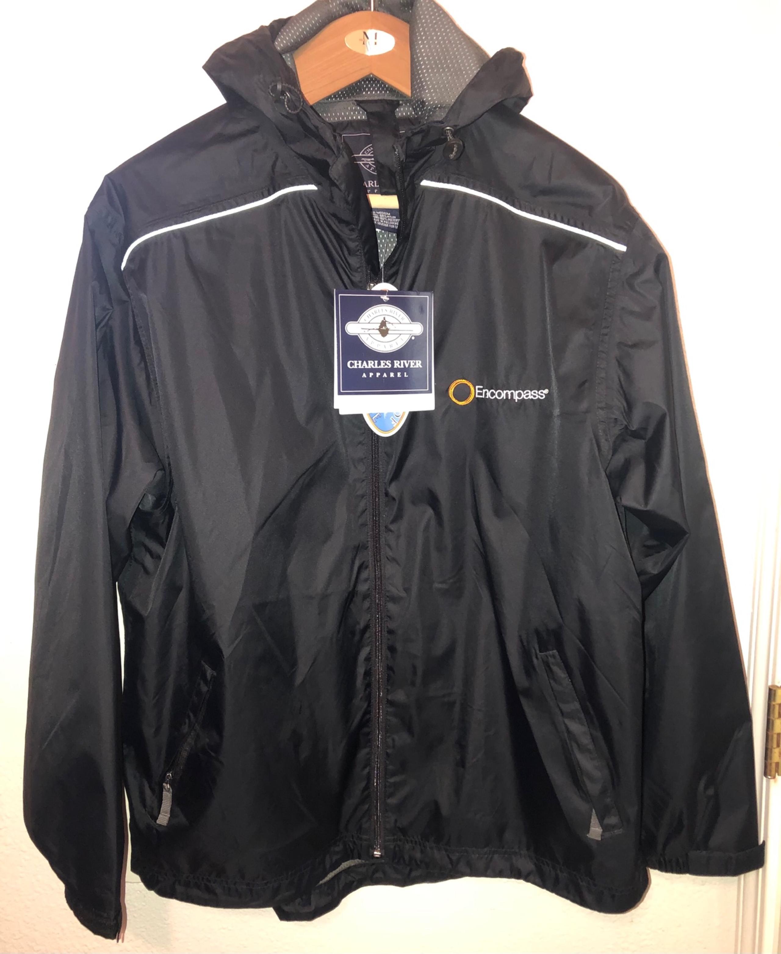 NWT Charles River Apparel The Nor’Easter Jacket Men’s Black Size Medium