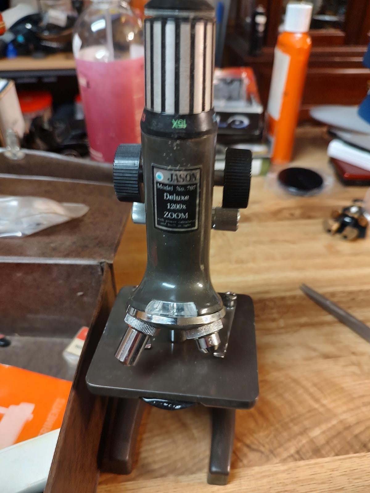 Jason Deluxe Zoom Microscope - Model 707