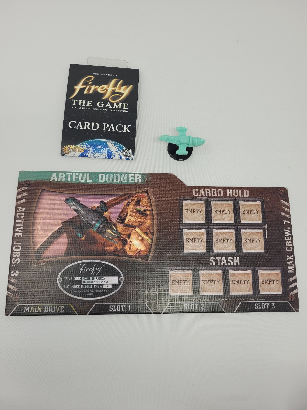 Firefly the Game Card Pack Promo and Artful Dodger Expansion Promo