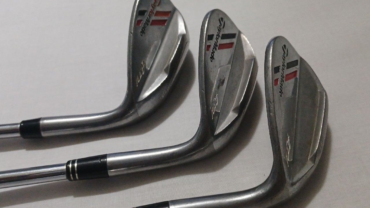 3 Taylor Made ATV Wedges + 1 Taylor Made Pro-Formance Putter