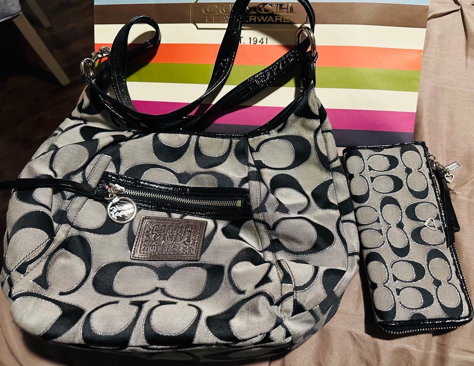 Coach Purse with matching wallet
