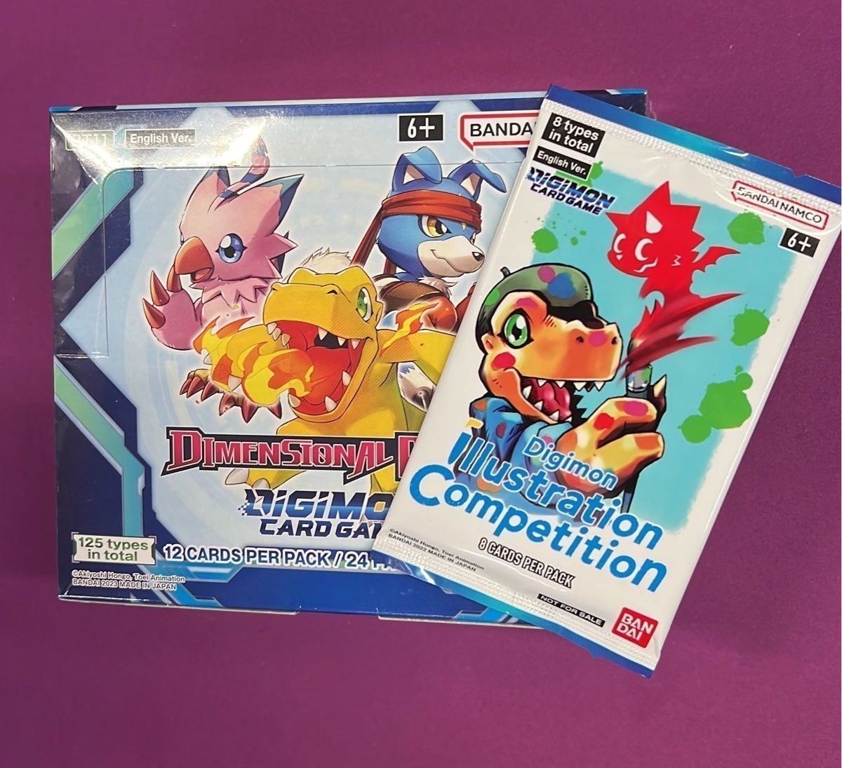 Digimon Illustration Competition Set Booster Pack & Dimensional Phase BoosterBox