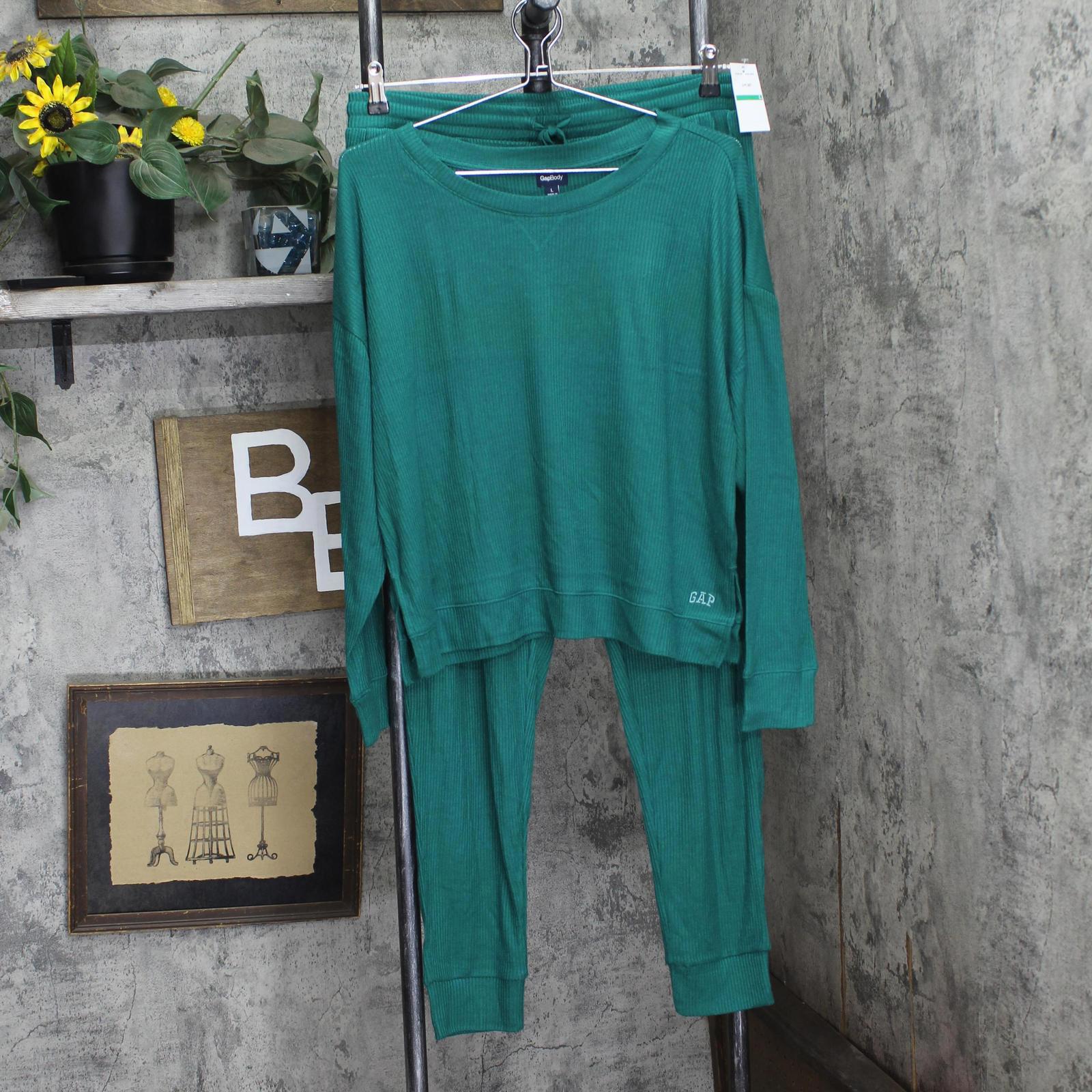 Nwt Gap Body Jogger Pajamas Set G1038xllma Apple Green L