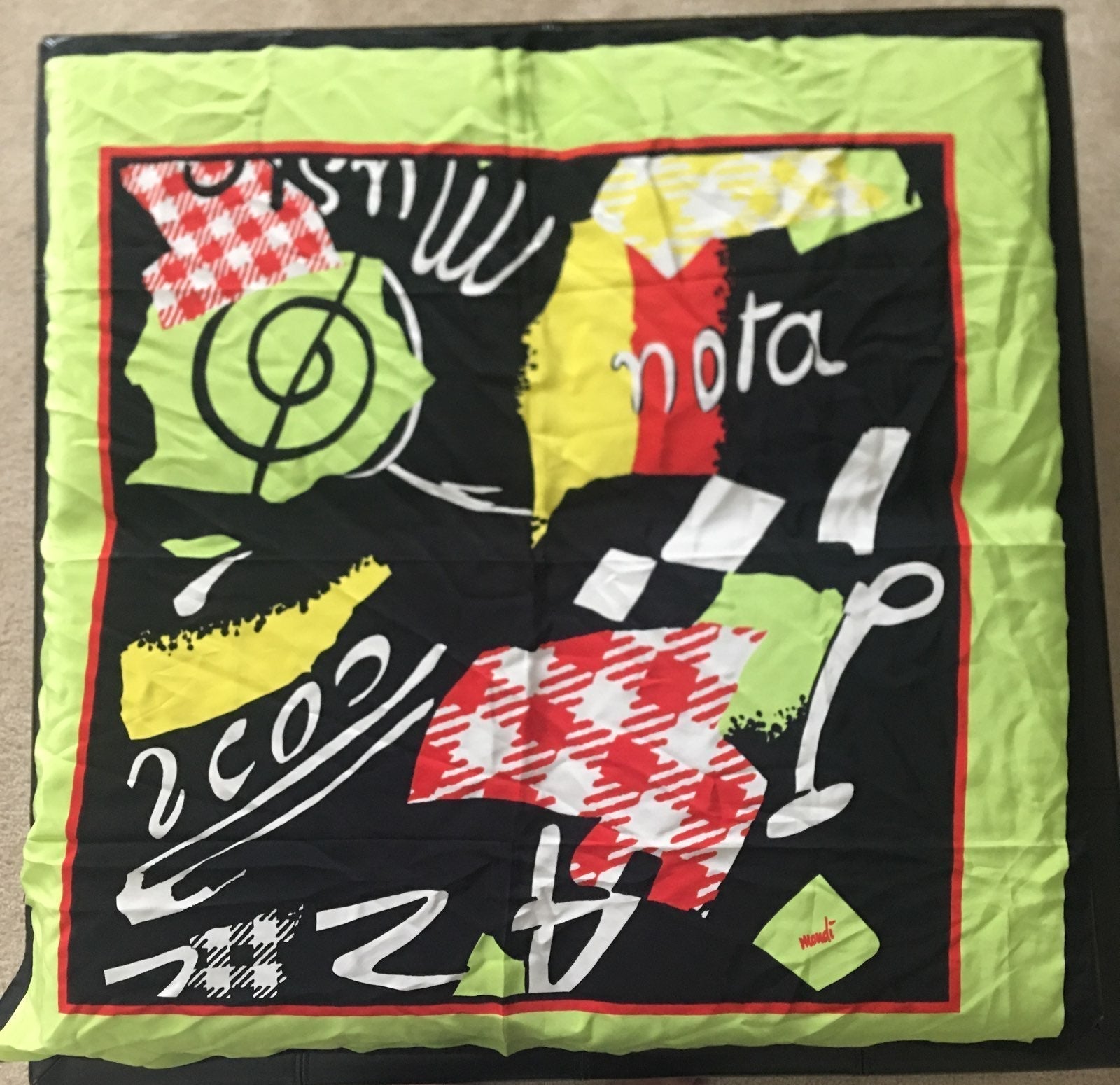 Vintage Mondi Silk scarf