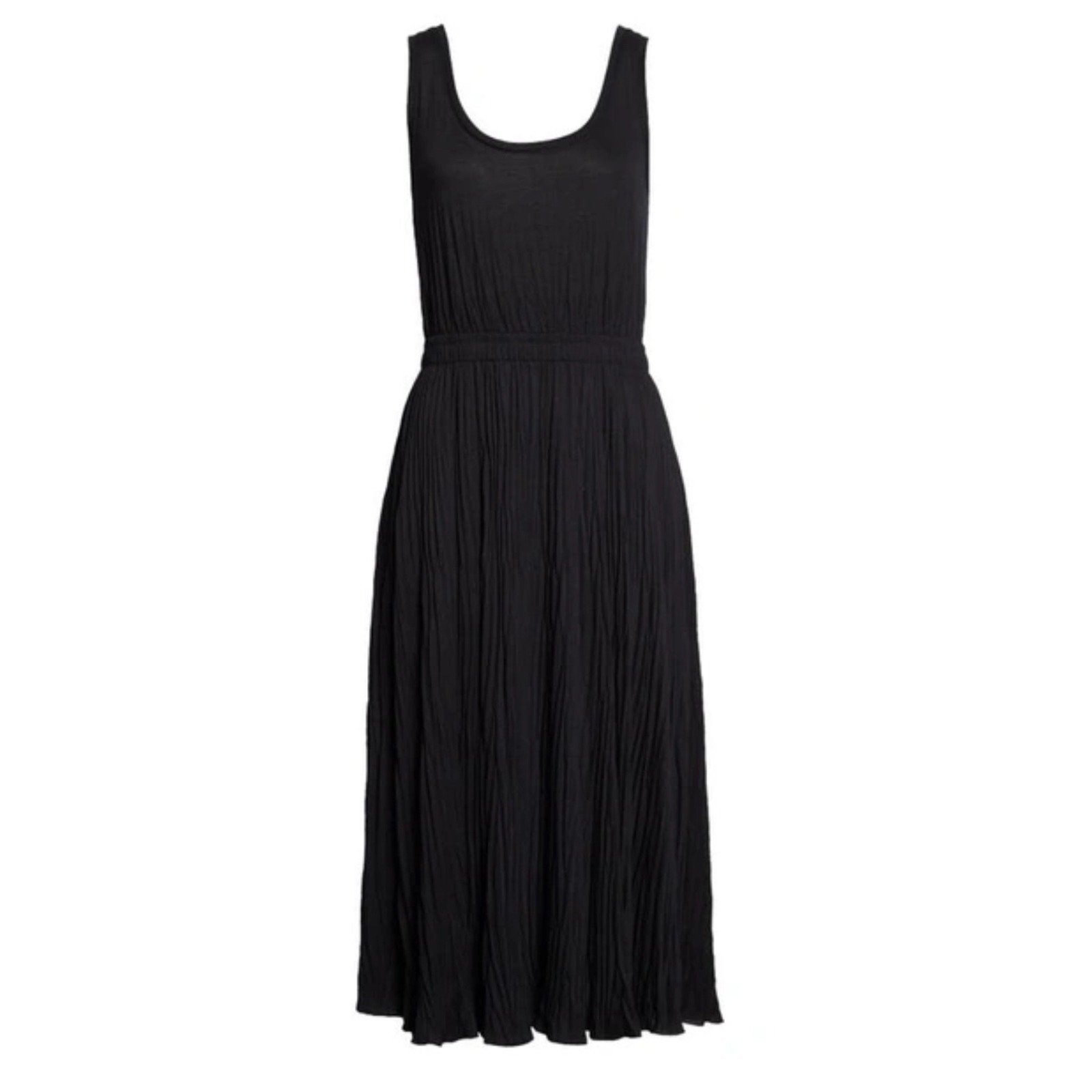 This Vince Pleated Scoop Neck Tank Dress Size L