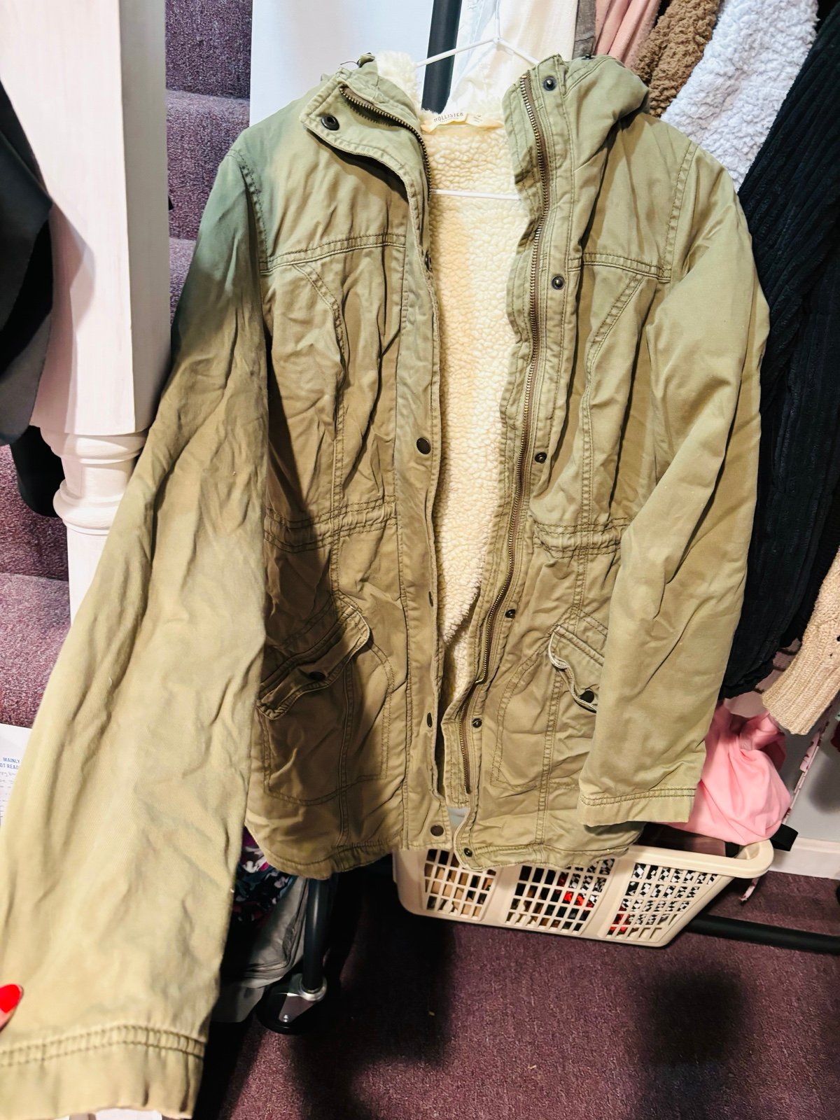 Hollister winter jacket size small
