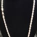 .925 sterling silver rope necklace stamped .925 Italy