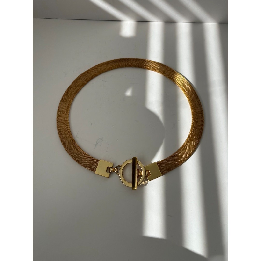 Vintage 90s Gold Metal Mesh Belt