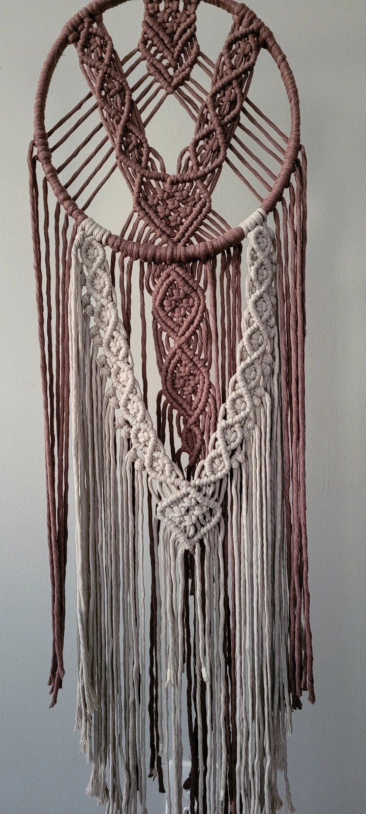 Macrame boho dreamcatcher Wall Tapestry, Macrame Wall Hanging, Boho Wall Decor,