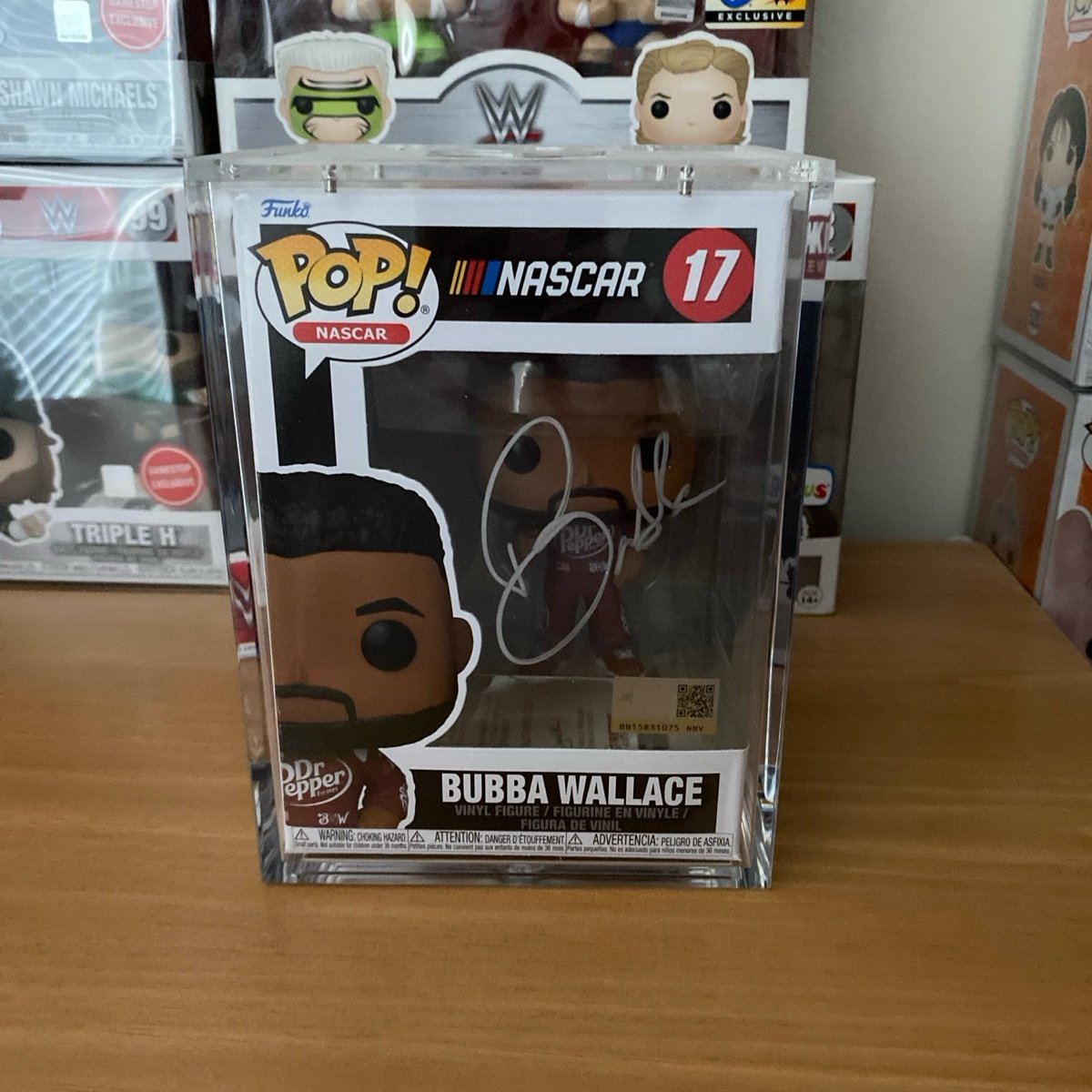 Bubba Wallace Signed NASCAR #17 Funko Pop (PA)