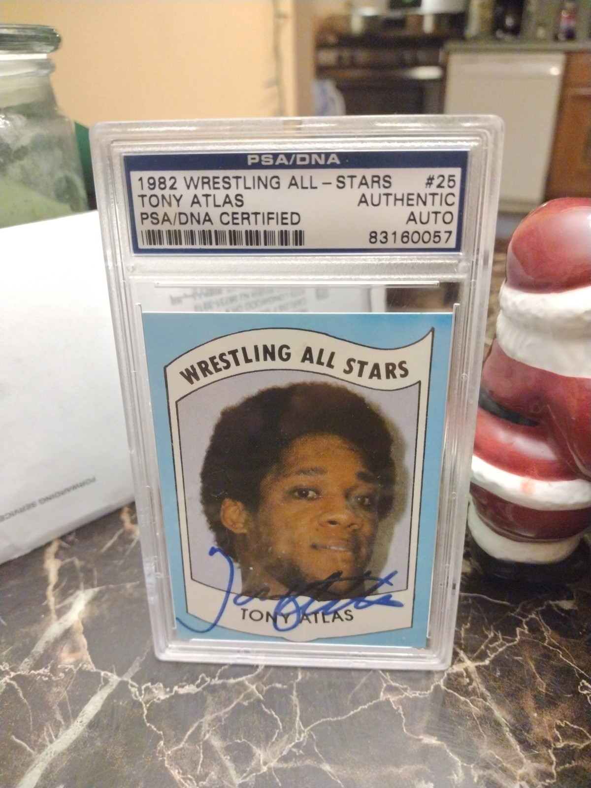 Wrestling all Stars tony atlas signed