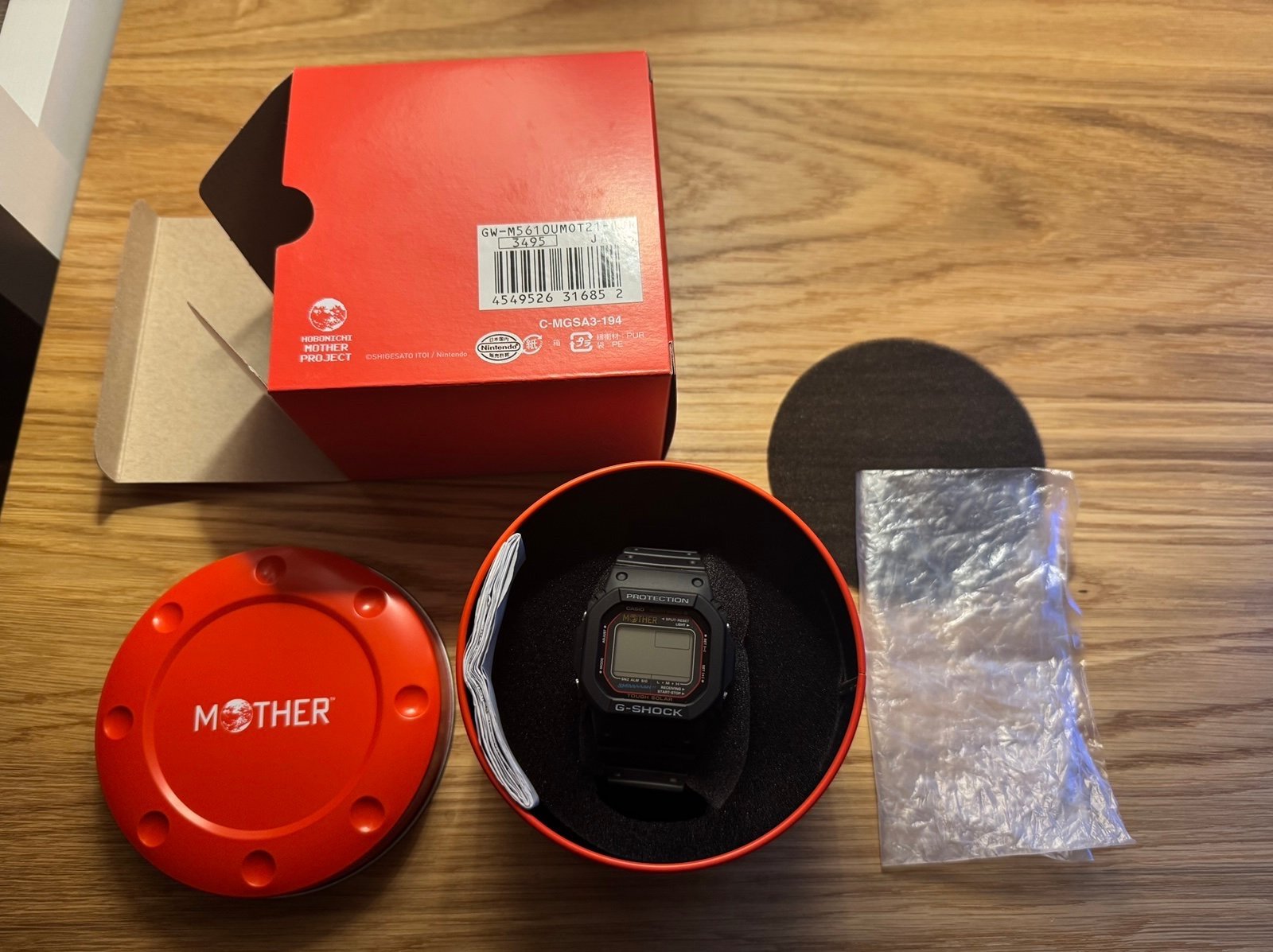 CASIO G-Shock Hobonichi / Mother Nintendo Collaboration Watch. Brand new!