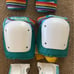 Impala inline skates and Moxi protective gear