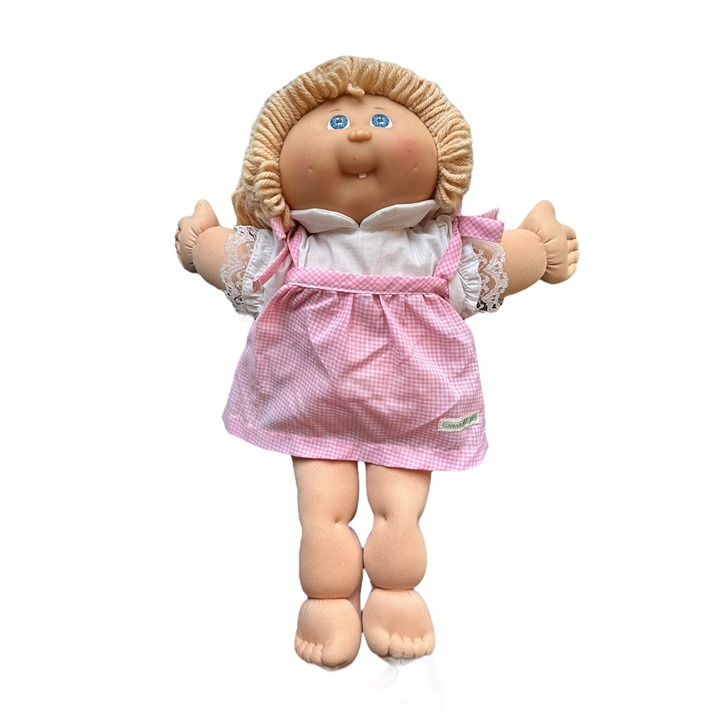 2007 25th anniversary Cabbage Patch Kid girl in pink dress