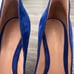 Gianvito Rossi blue suede pumps