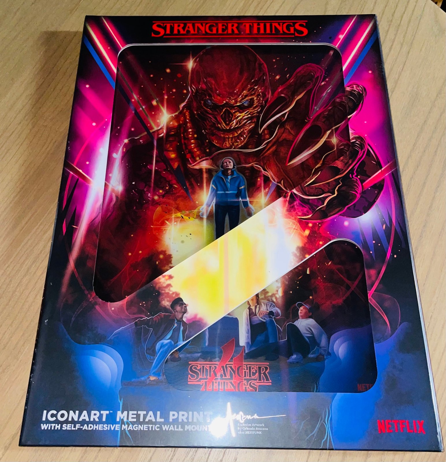 Iconart Stranger Things Metal Print