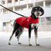 Canada Pooch Dog Harness Puffer Jacket Water Resistant Red Warm Size 12