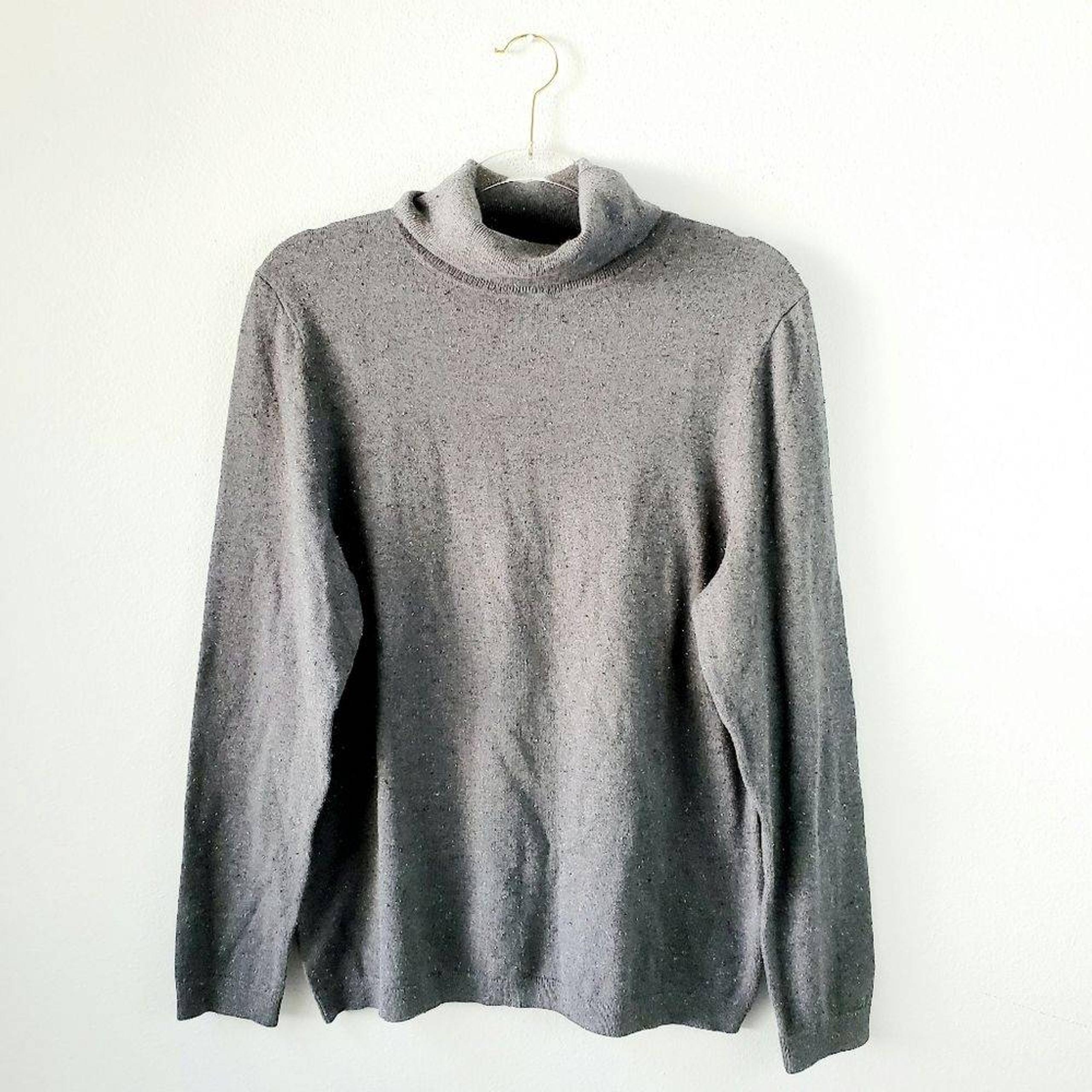 Talbots Speckled Turtle Neck Long Sleeve
