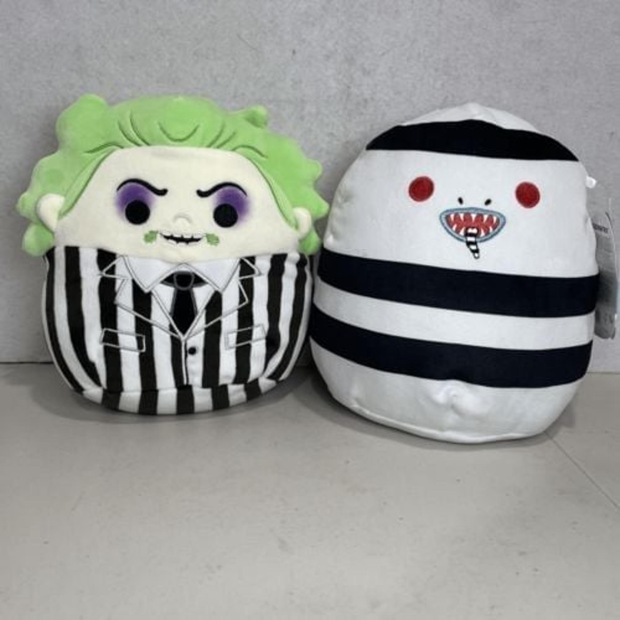 NEW BEETLEJUICE & SANDWORM 10" JAZWARES ORIGINAL SQUISHMALLOWS COLLECTIBLE PLUSH