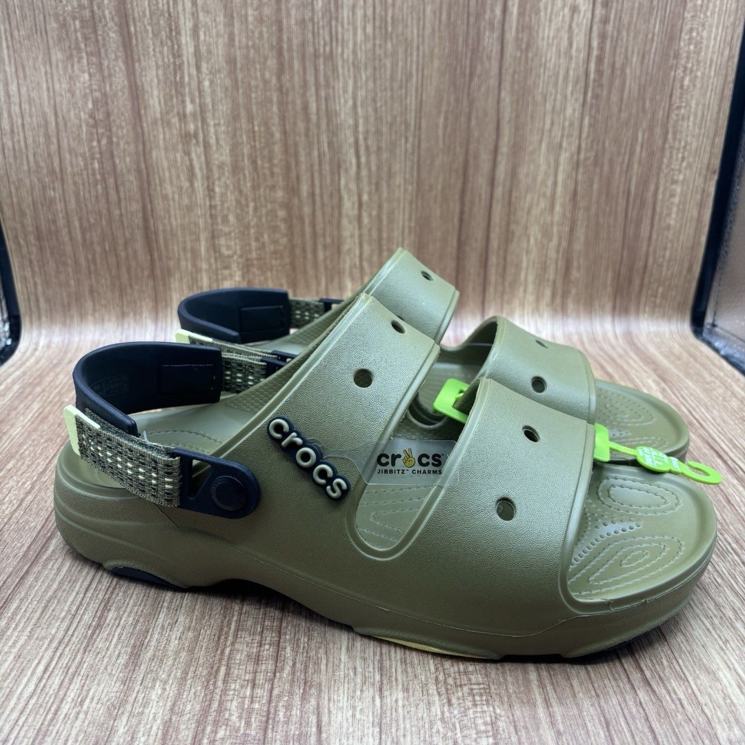 Crocs Classic All-Terrain Sandals Olive Aloe New with Tags Men’s Size 12