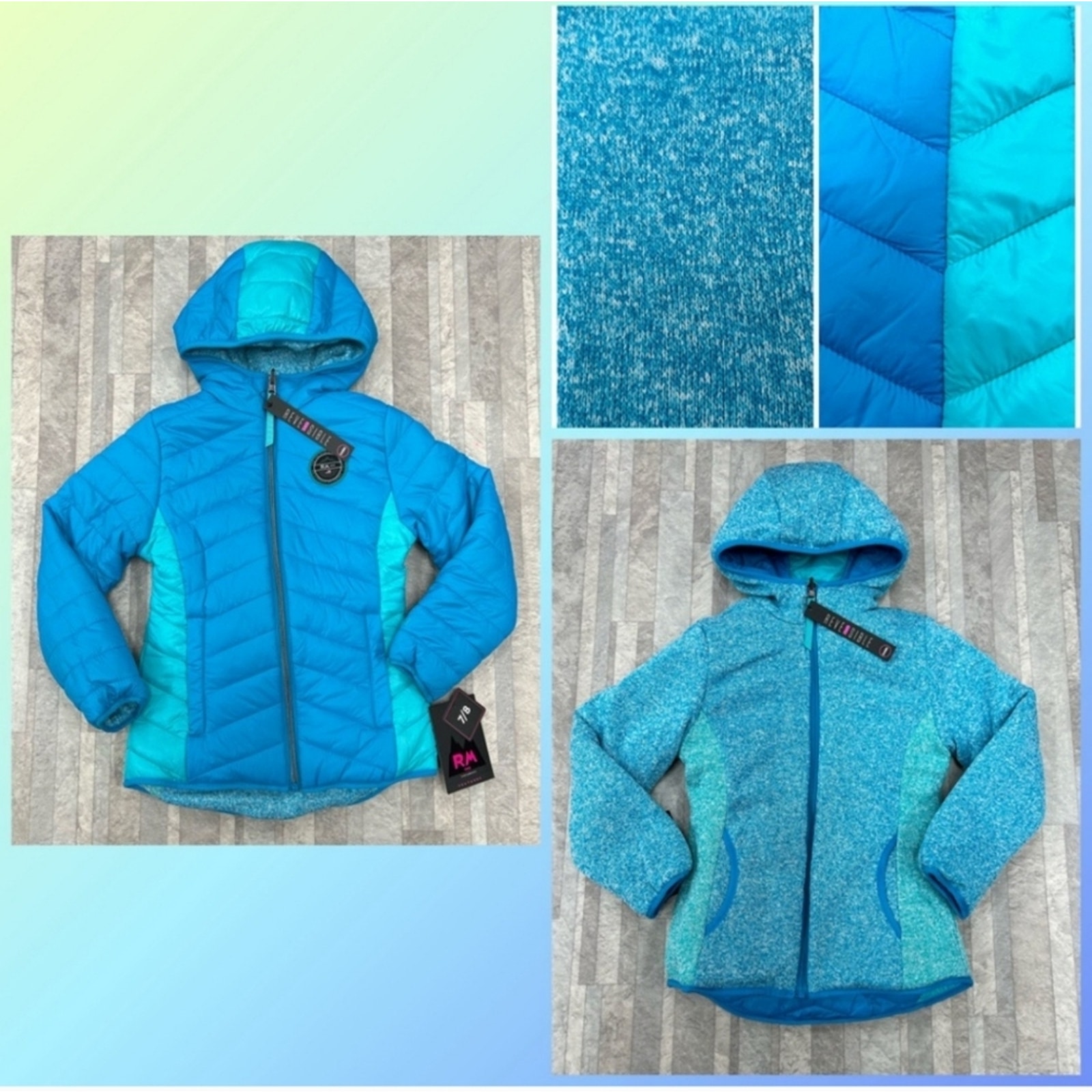 NWT RM 1958 Unisex Heat Insulated Reversible Jacket