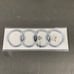 Audi Chrome Rings Trunk Liftgate Emblem Rear Logo Badge Q3 Q5 Q7 A6 A8 SQ5