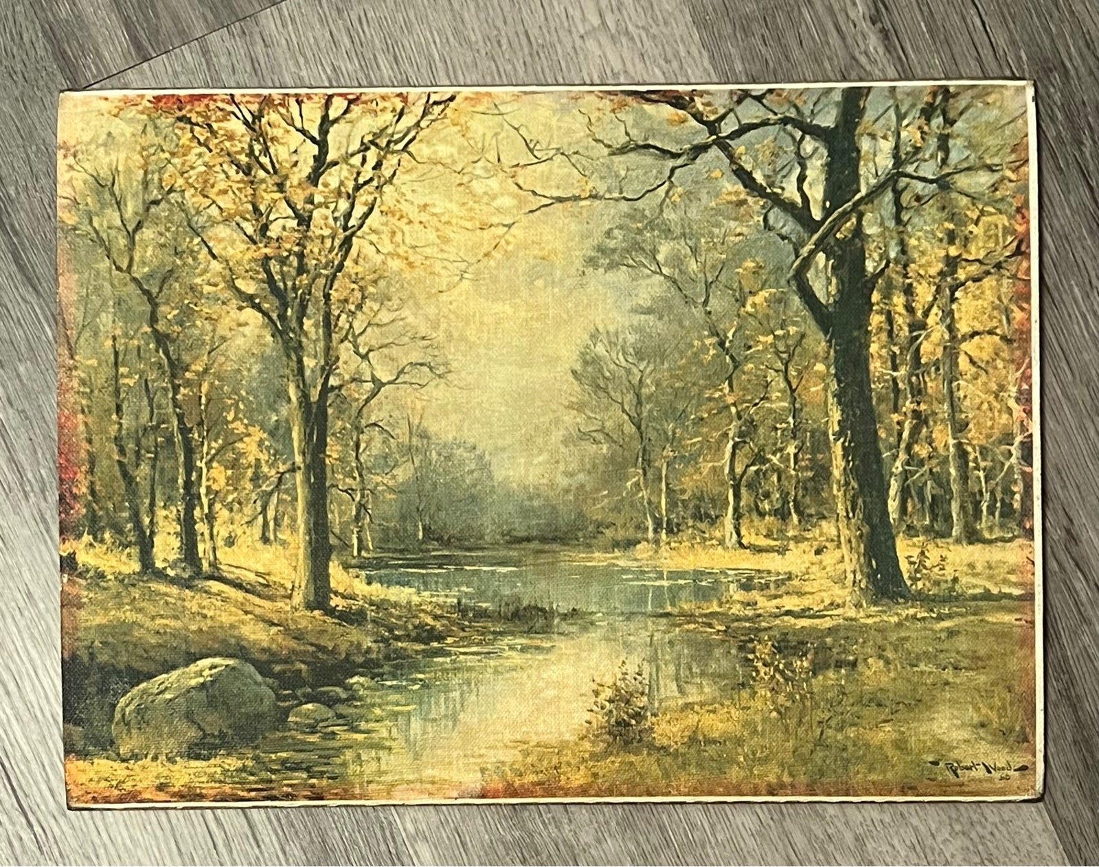 Robert Wood Land Scape Painting.