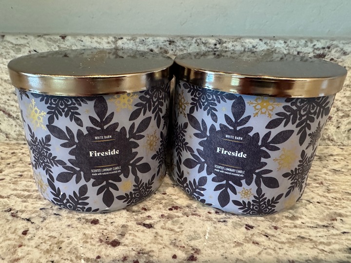 (2) BBW Fireside Candles