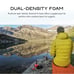 NEMO Switchback Ultralight Folding Closed-Cell Foam Sleeping Pad SHORT 51 x 20
