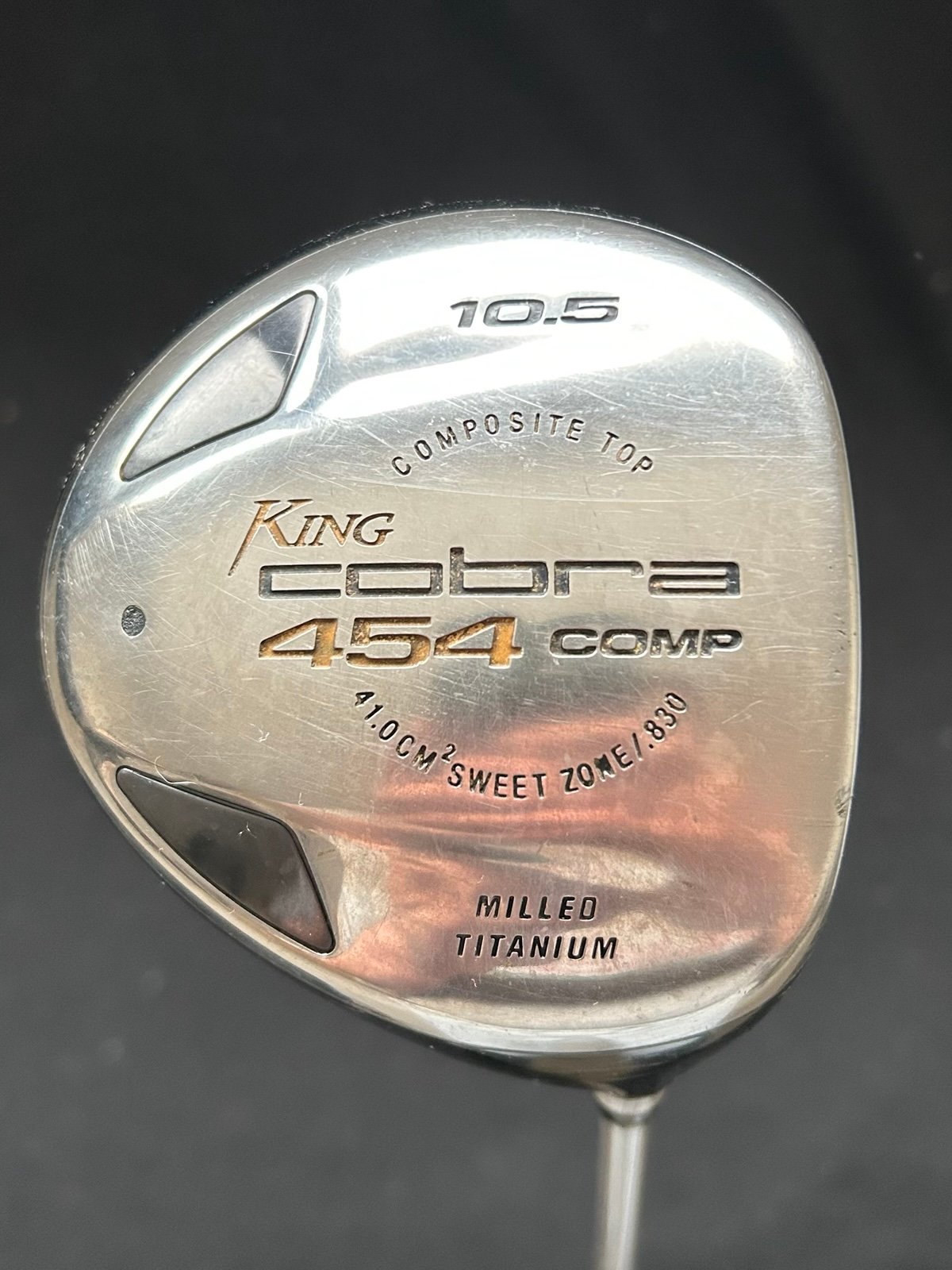 King Cobra 454 Comp 10.5* Titanium Driver RH Regular Flex Mitsubishi Rayon Shaft