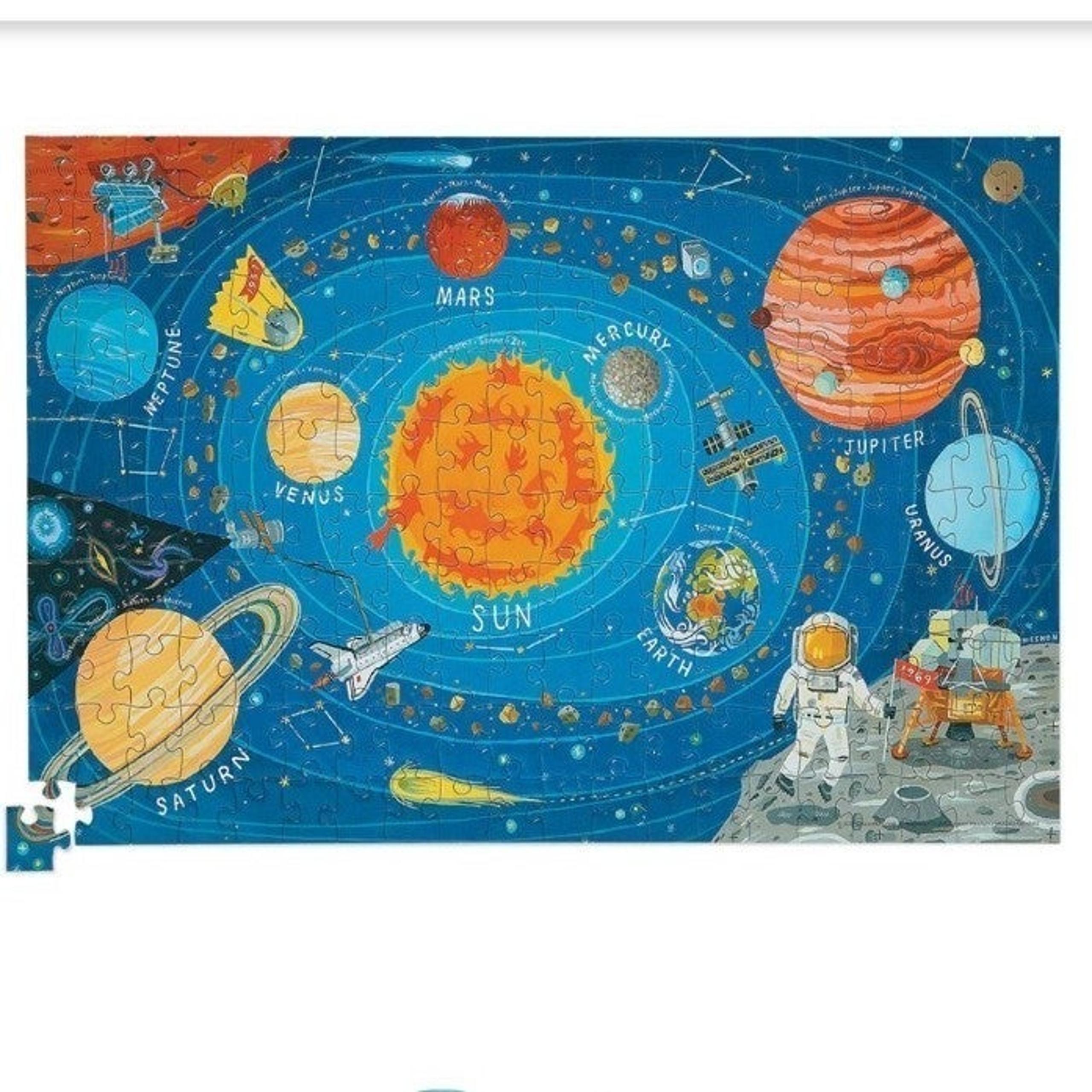 Crocodile Creek Space Puzzle Poster 16 x 24 200 piece