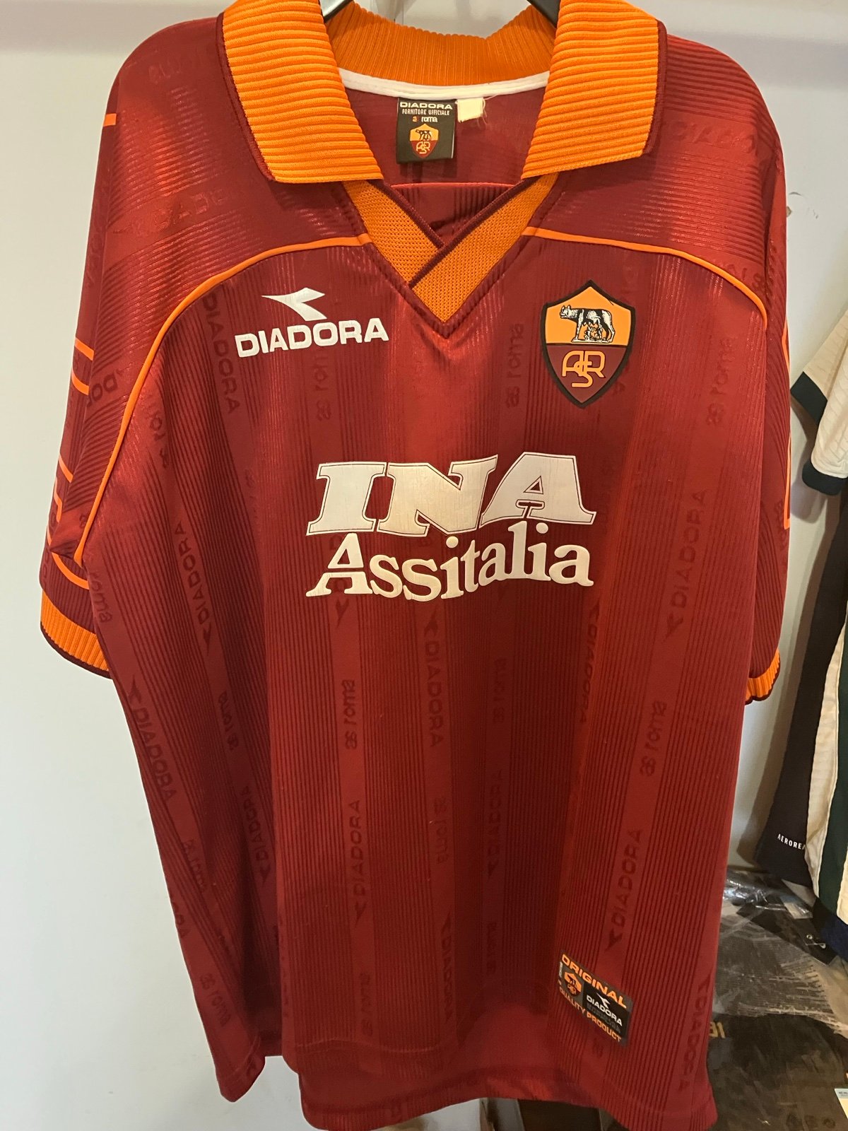 Diadora AS Roma Active Jerseys for Men | Mercari