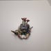Princess and Frog Enchanted Castle Music Box Candleholder Vtg Blue Sky Clayworks
