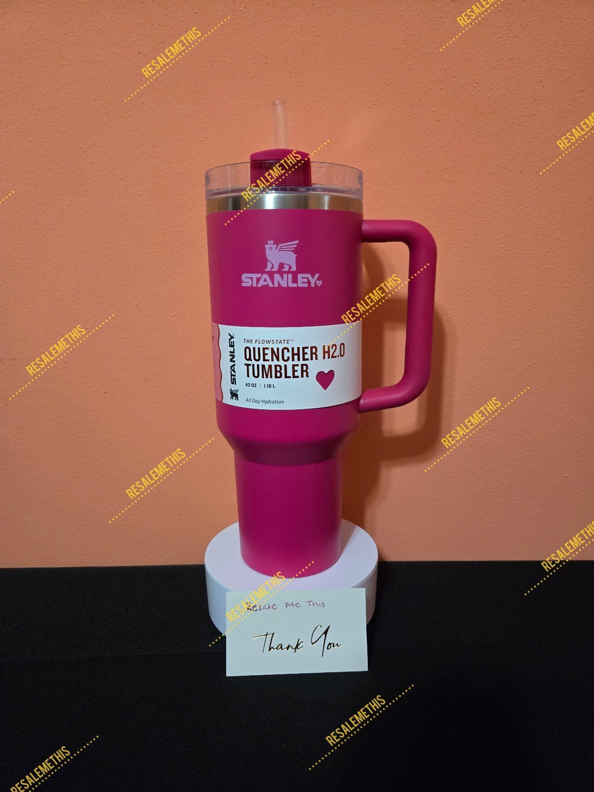 Stanley 40oz Tumbler- Cosmo Pink