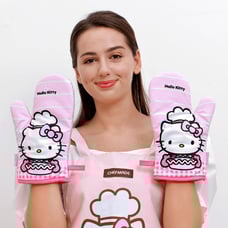 Chefmade X Hello Kitty Oven Mitts