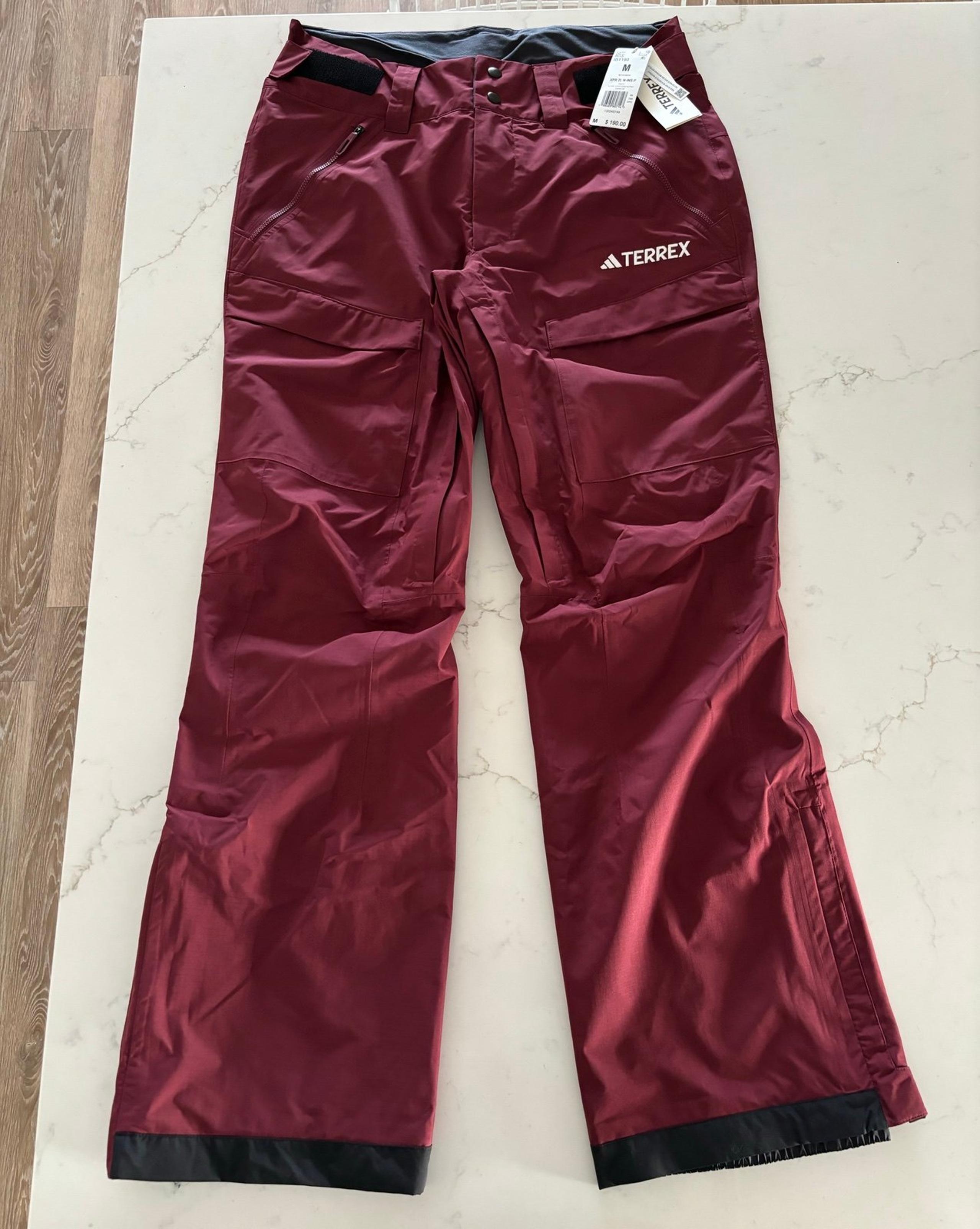 Adidas Terrex Xperior 2L Non-Insulated Ski Pants Mens Size Medium