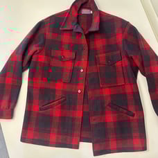 Vintage Pendleton Wool Plaid Hunting Jacket L